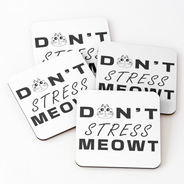 Item preview, don't stress meowt cat designed and sold by stylboutique.