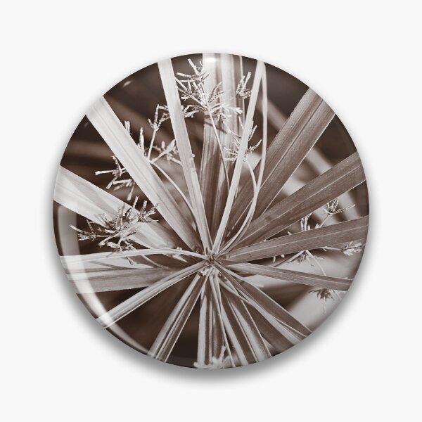 Item preview, ‘Fond Point’ - palm close-up in sepia designed and sold by sleepingdogprod.
