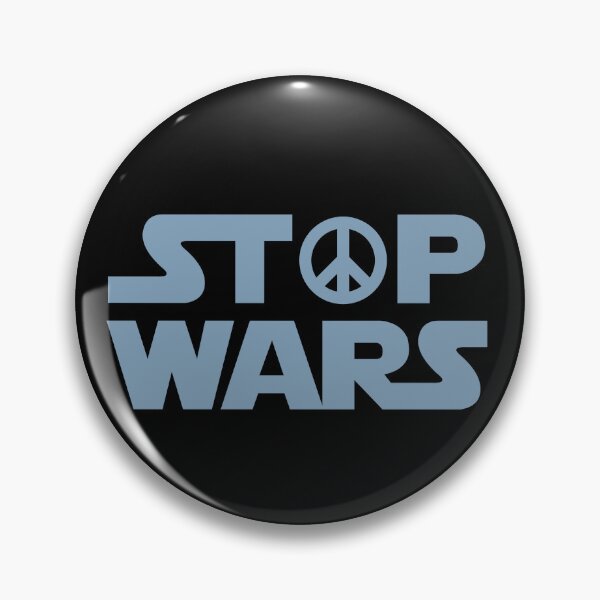 Item preview, Stop wars with CND logo, pale blue,  designed and sold by BTCelebration.