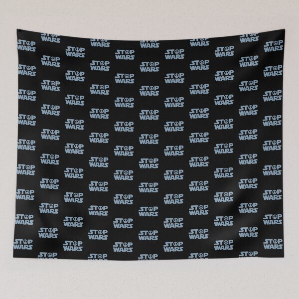 Item preview, Stop wars with CND logo, pale blue,  designed and sold by BTCelebration.