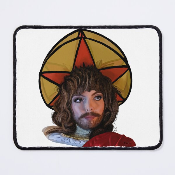 Item preview, Villanelle Jesus Spiritual Guru, Killing Eve Season 4 - lesbian drag queen, lesbian jesus designed and sold by rikiiart.
