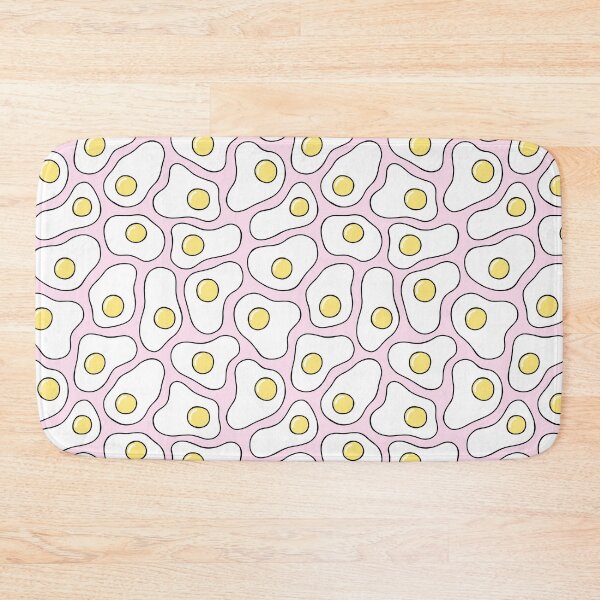Item preview, Fried Eggs Pink Pattern Breakfast Sunny  designed and sold by DimensionC169.