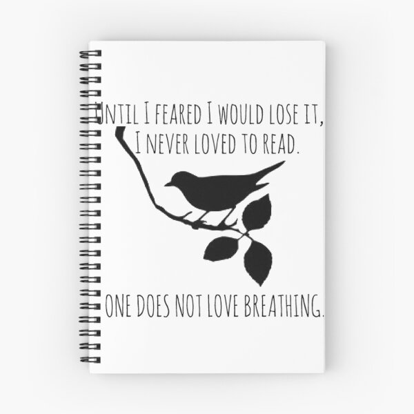 Item preview, I Never Loved To Read - To Kill A Mockingbird Quote designed and sold by Ellie Jeffers.