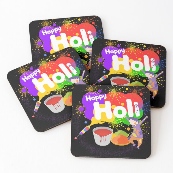 Item preview, Holi Festival of Colors Colours Spring Love 2022 Handprint decorations color splash designed and sold by PrixSympa.
