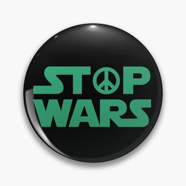 Item preview, Stop wars with CND logo, teal,  designed and sold by BTCelebration.