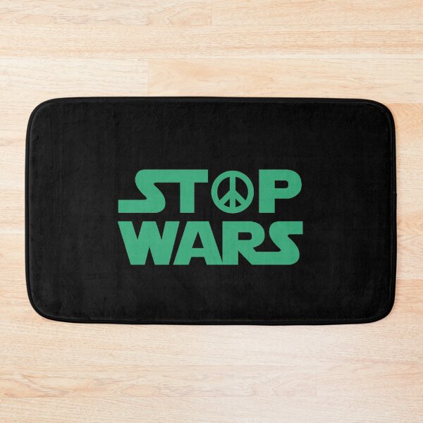 Item preview, Stop wars with CND logo, teal,  designed and sold by BTCelebration.