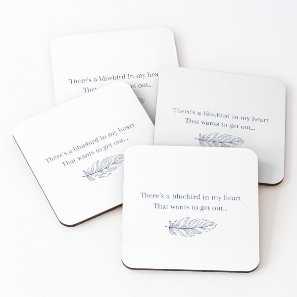 Item preview, There's A Bluebird In My Heart designed and sold by AkameArt.