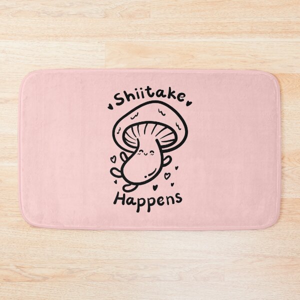 Item preview, Shiitake Happens, Mushroom Meme, Funny Quote designed and sold by narinari32.