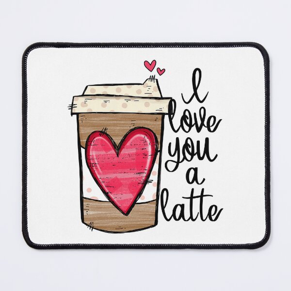 Item preview, Espresso Cute Coffee Heart I Love You a Latte designed and sold by vincentalan.