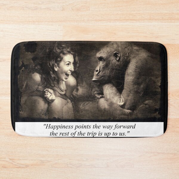 Item preview, Fantasy Monkey and Laughing Girl Quotation  designed and sold by NovawayDirect.