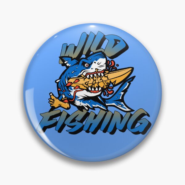 Item preview, Wild fishing blue sharks designed and sold by sreckov-desig.