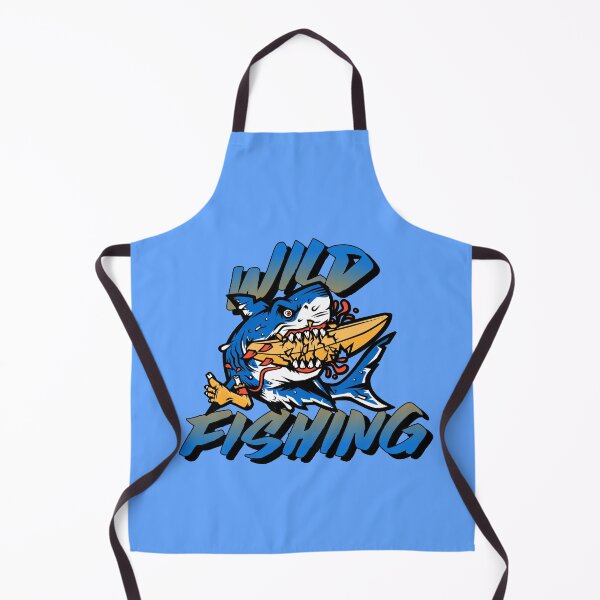 Item preview, Wild fishing blue sharks designed and sold by sreckov-desig.