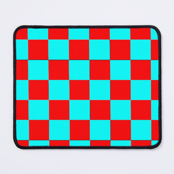 Item preview, Red and turquoise squares: pop of color, wow factor, decor, accent piece, gift idea designed and sold by Becky Hunter.