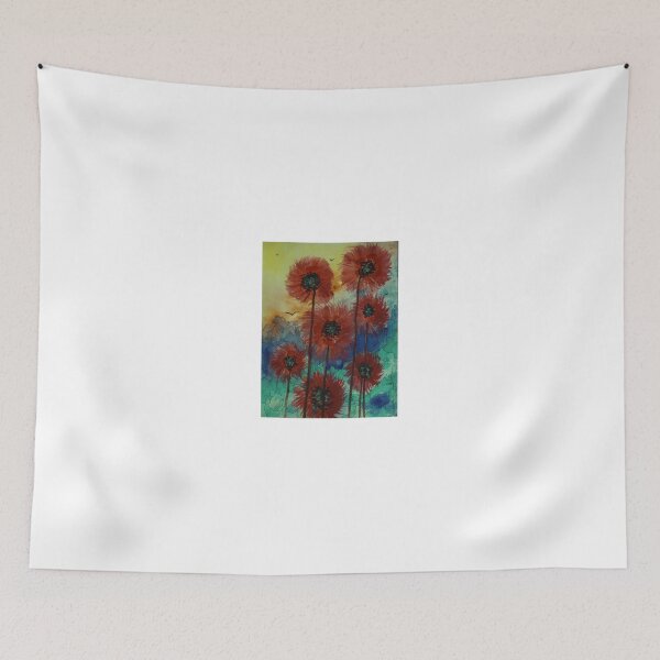Item preview, Fiori rossi al tramonto designed and sold by George Hutton Hunter.