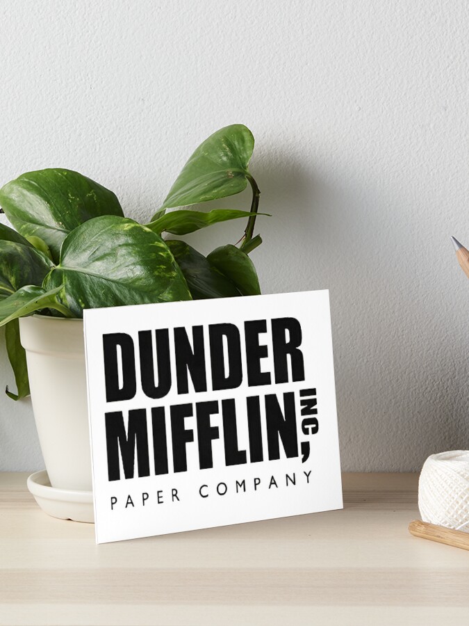 Dunder Mifflin Slogan | Art Board Print