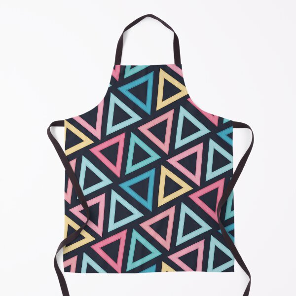 Item preview, Modern seamless pattern with colorful triangles on a dark background. designed and sold by toomi123.