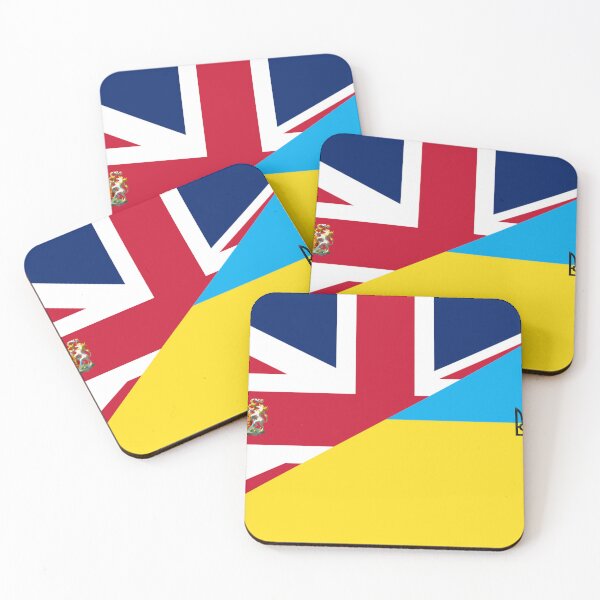 Item preview, Ukraine, Ukrainian Flag, Flag Of Ukraine, Coat of arms of Ukrain, Trident, Tryzub, UK Flag (2022-3-UKR-20) designed and sold by NY-Prints-USA.