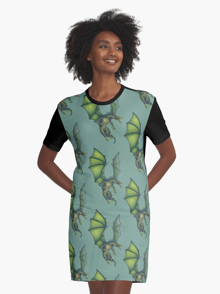 green dragon dress