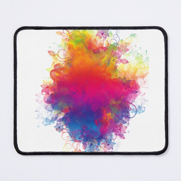 Item preview, Colorful flower illustration with rainbow designed and sold by Nilima Bano ⭐⭐⭐⭐.