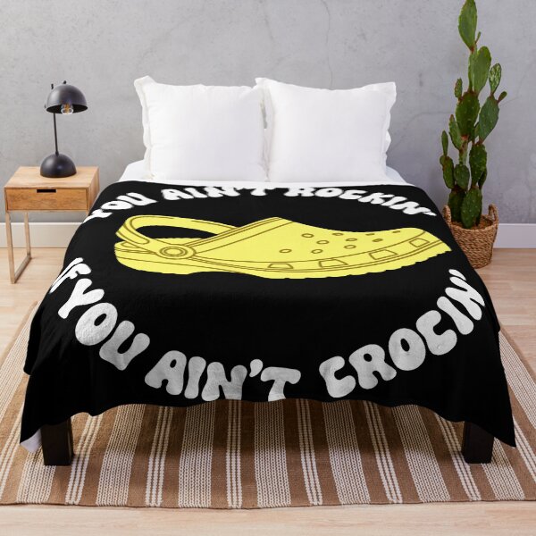 Item preview, You Ain’t Rockin’ If You Ain’t Crocin’ Yellow II designed and sold by MadeByBeata.