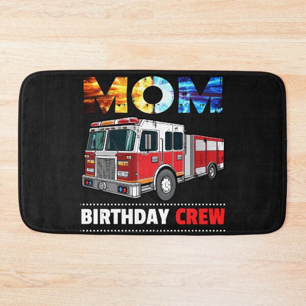 Item preview, Mom Birthday Crew Firefighter Truck Fireman Party Familys designed and sold by PuPPuB.