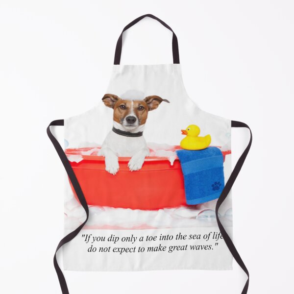 Item preview, Hesitant Dog Frightened to Take the Next Step Novelty Quotation  designed and sold by NovawayDirect.