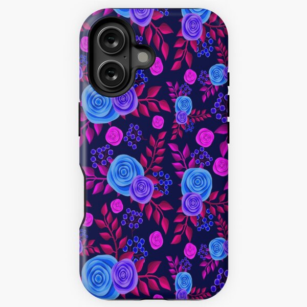 Item preview, Blue flowers soft case  designed and sold by Mcase Store.