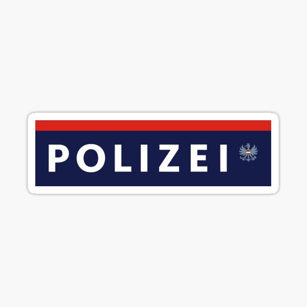 z557 Polizei Berlin Werbeaufkleber 50 x 95 mm 
