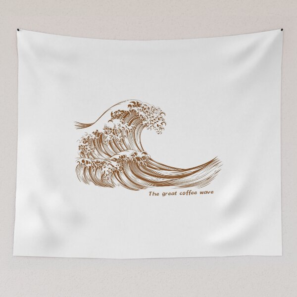 Item preview, Great Wave Of Coffee designed and sold by Gohappy.