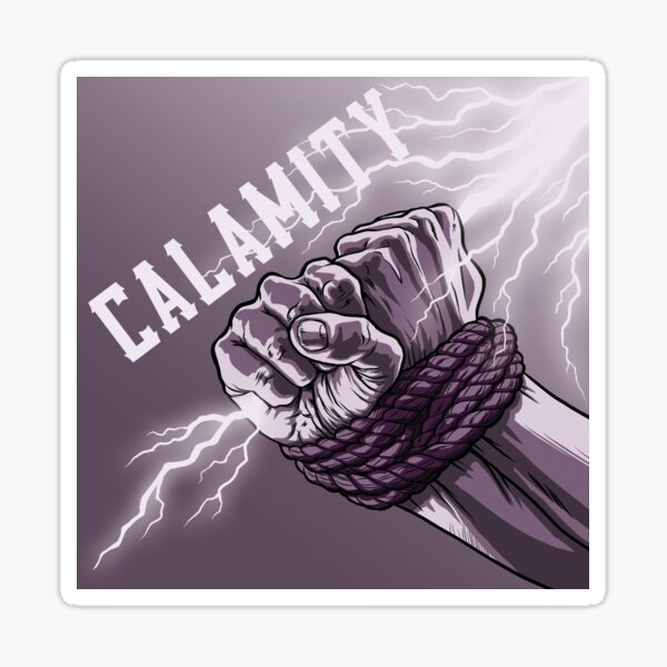 Calamity Lightning Logo Sticker