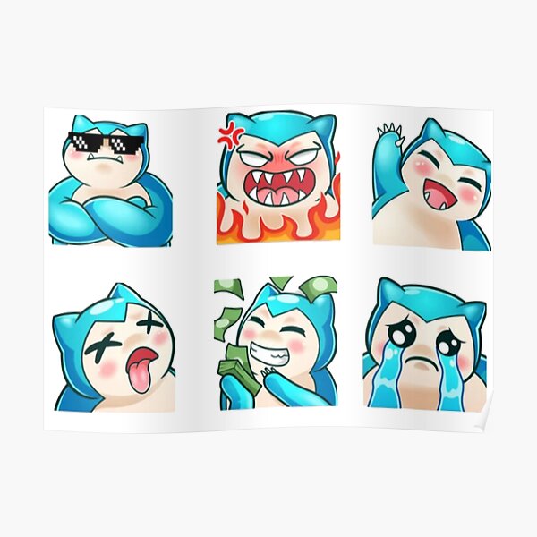 Snorlax Posters Redbubble