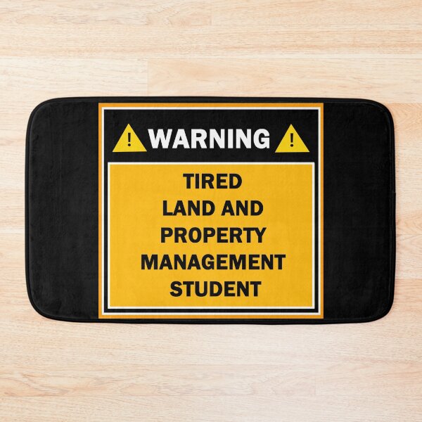 Item preview, Warning tired land and property management student designed and sold by mejtstupor.