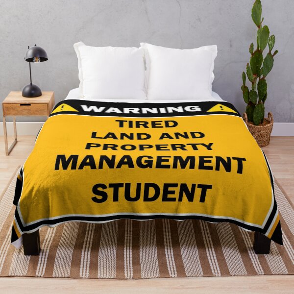Item preview, Warning tired land and property management student designed and sold by mejtstupor.