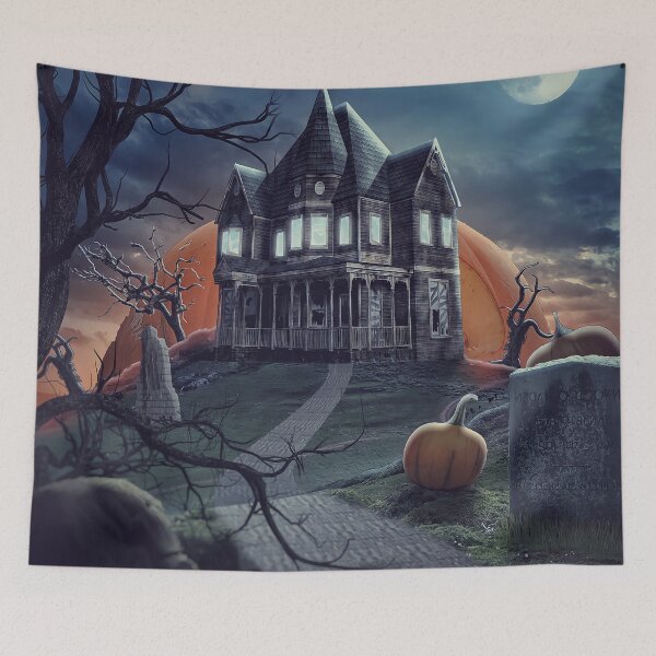 Item preview, halloween haunted house designed and sold by Uzma Mahyudin.