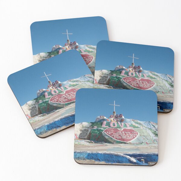 Salvation Mountain Coasters (Set of 4)