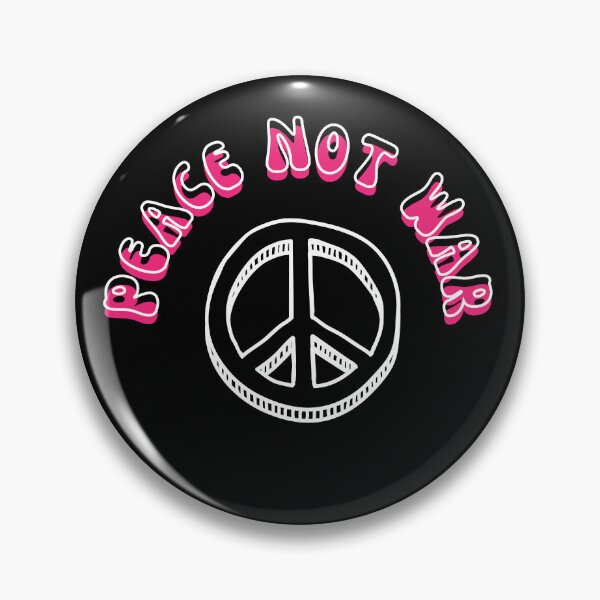 Item preview, Peace Not War with CND peace logo - innuendo pink designed and sold by BTCelebration.