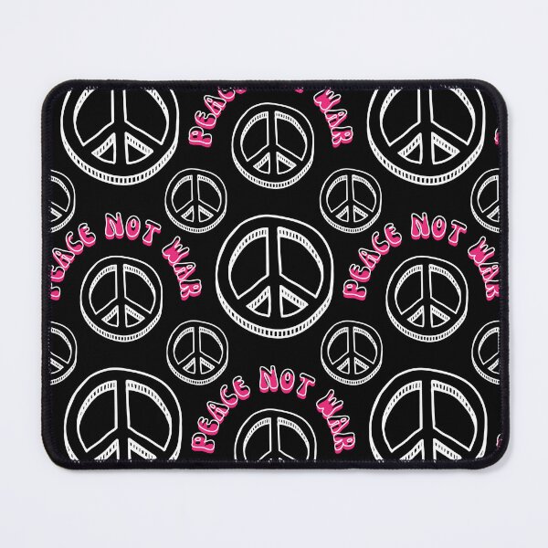 Item preview, Peace Not War with CND peace logo - innuendo pink designed and sold by BTCelebration.