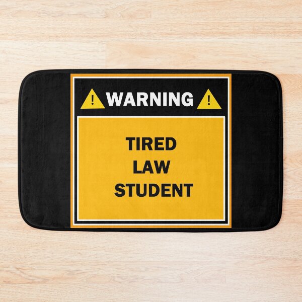 Item preview, Warning tired law student designed and sold by mejtstupor.