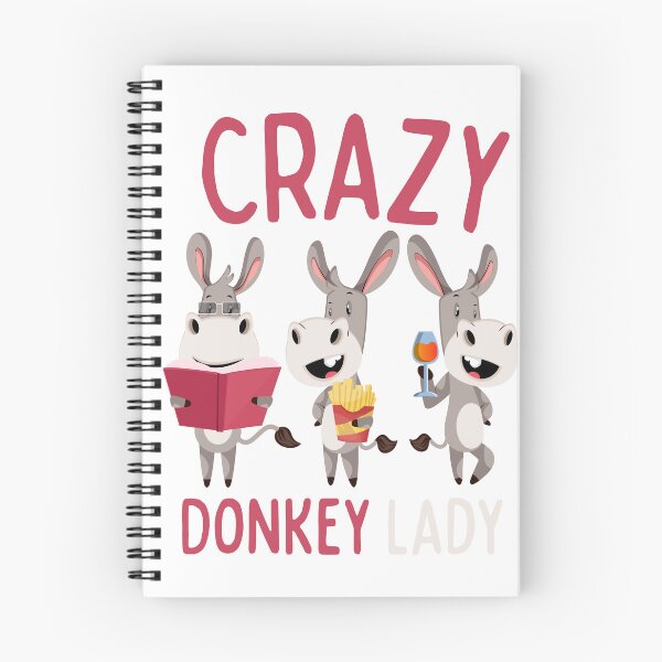 Item preview, Crazy Donkey Lady Donkey Lover Women designed and sold by diip.