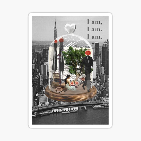 Item preview, The bell jar, I am I am I am, Sylvia Plath  designed and sold by Heidi Simmons.