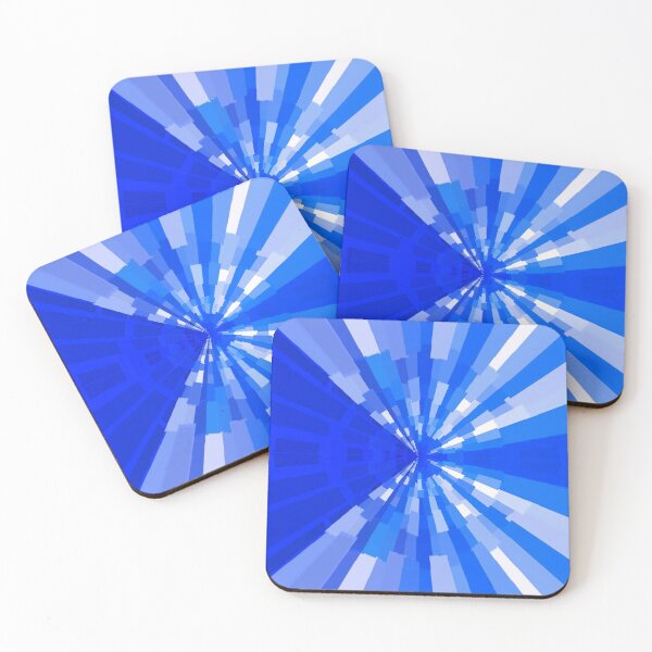 Item preview, Blue Wormhole Tunnel abstract designed and sold by outkast-oasis.