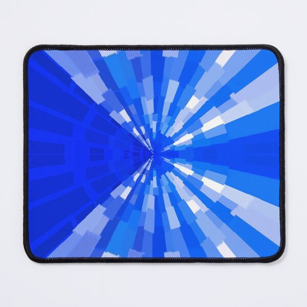 Item preview, Blue Wormhole Tunnel abstract designed and sold by outkast-oasis.