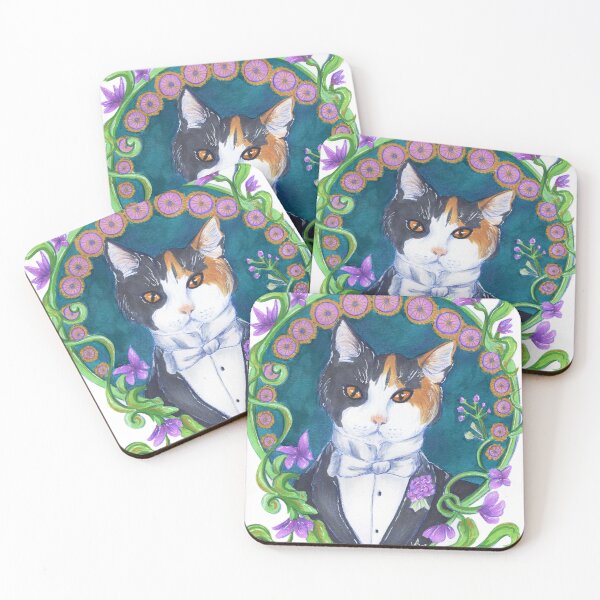Item preview, Gentleman cat portrait  designed and sold by Oniroiatlier.