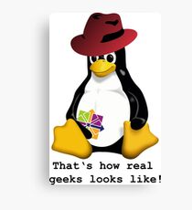 That's how real geeks looks like! Canvas Print