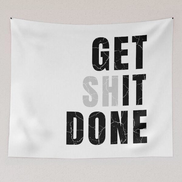 Item preview, GET IT DONE distressed  designed and sold by KingsManKind.