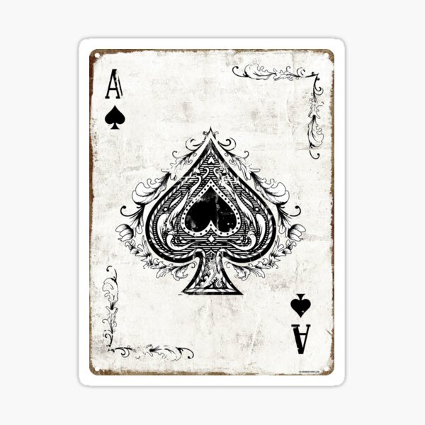 Item preview, Ace of Spades designed and sold by Wyzewyrds.