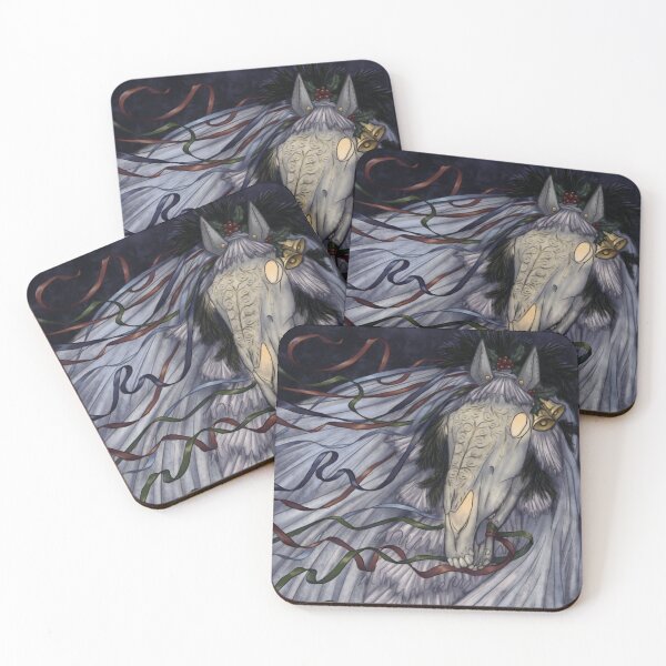 Item preview, Mari Lwyd/Grey Mare/Skullhorse designed and sold by ColorblindArts.