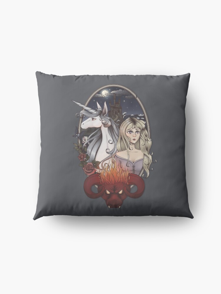Alternate view of The Last Unicorn Floor Pillow