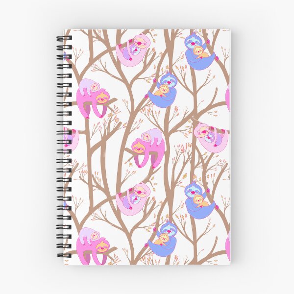 Item preview, Mummy and Baby Sloth Repeating Pattern  designed and sold by HersCreative.
