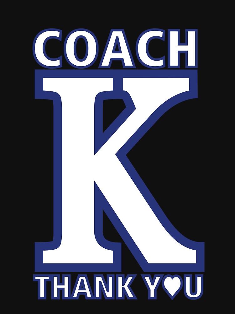 Discover Thank You Coach K Classic T-Shirt